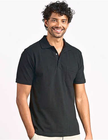 P-4100--Mens Heavy Polo Pocket